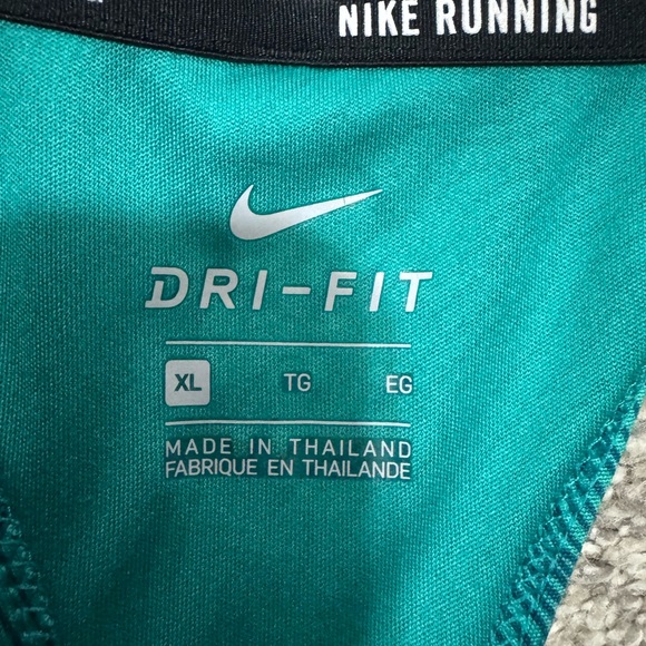 Nike Turquoise Dri-FIT Running Top - Picture 3 of 4